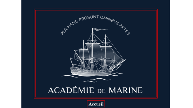 Lettre de l'académie de marine Alliance Navale AEN et autres
